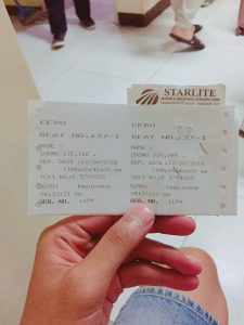 回程船票